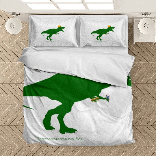 Cheesehead Cheeseheadasaurus Packers Dinosaur Bedding Sets
