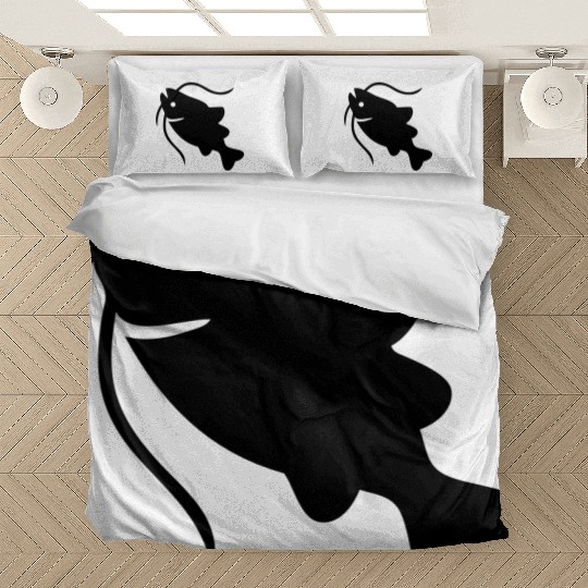 Catfish Silhouette Bedding Sets