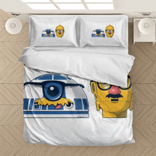 Funny Star Wars droids comic Bedding Sets