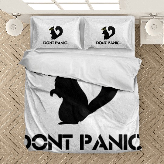 Don't panic squirrel Bedding Sets