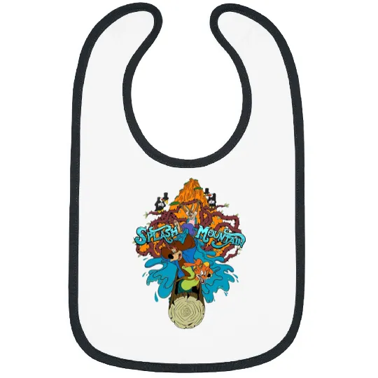 Splash Mountain Comfort Colors Bibs, Disney Mountain Bibs