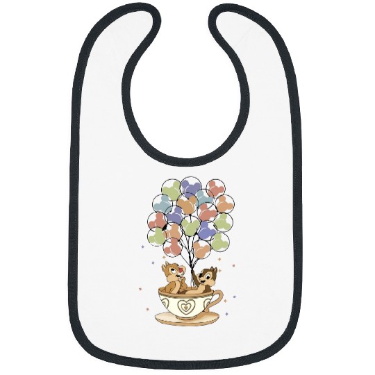 Disney Chip And Dale Teacup Balloons Bibs, Double Trouble Bibs