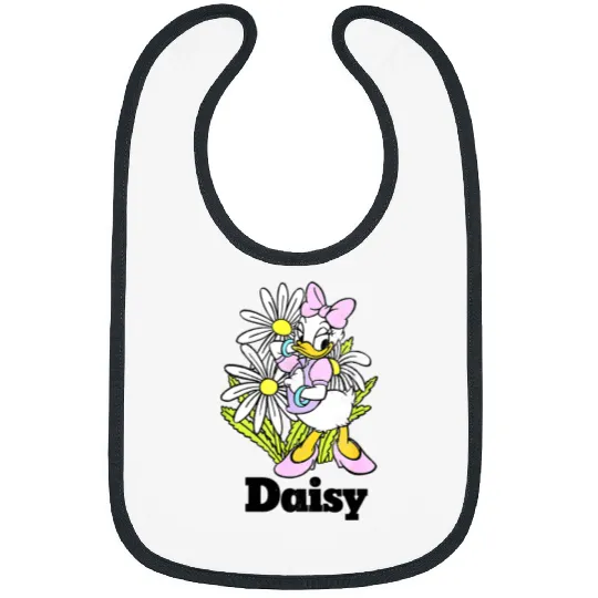 Vintage Disney Daisy Floral Bibs, Daisy Duck Disney Bibs