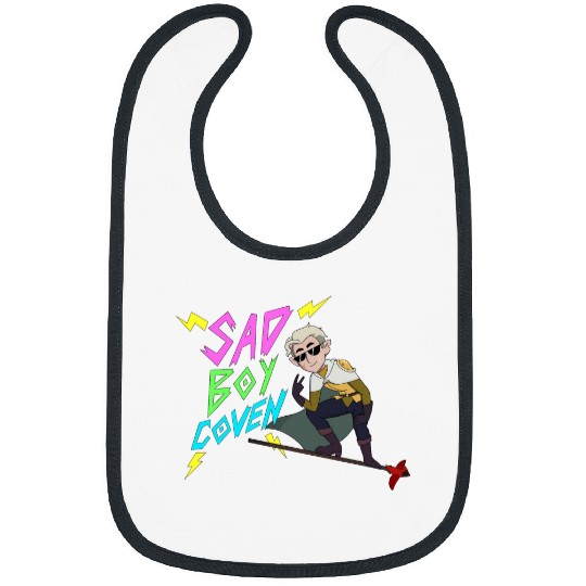 Sad Boy Coven Bibs, Sad Boy Hunter Bibs, Hunter Emperor's Coven, Hexside School Bibs, Disney The Owl House, Trending Bibs, Disney Bibs