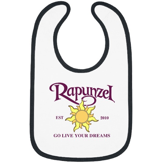 Disney Tangled Rapunzel , Bibs, Bibs, Disneyland Vacation Holiday