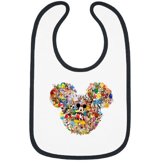 Disney All Characters Bibs, Disney Mickey Bibs, Disney Trip Bibs, Daisy Bibs
