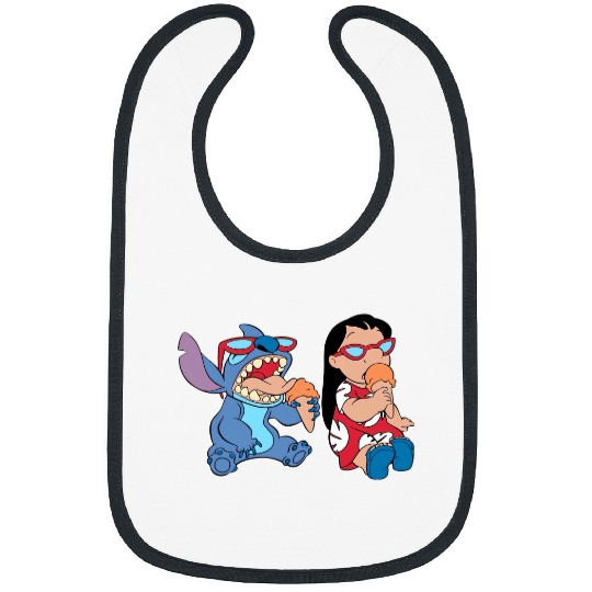 Discover Disney Lilo and Stitch Ice Cream Bibs, Ohana Bibs, Disney Toodler Lilo and Stitch Bibs