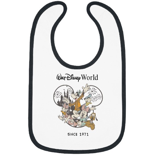 Discover Vintage Walt Disney World Est 1971 Bibs,Mickey and Friend Bibs,Disneyworld Est 1971 Bibs,Disney Family Bibs