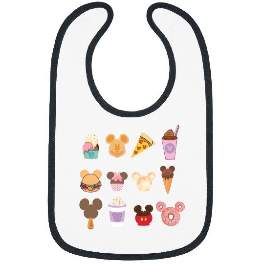 Disney Snack Bibs, Disneyworld Bibs ,Disney Family Trip Bibs, Mickey Ears Bibs