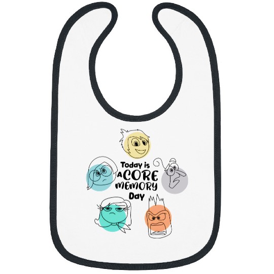 Today is a Core Memory Day Bibs, Magical Vacation Bibs, Disney World Bibs, Inside Out Bibs
