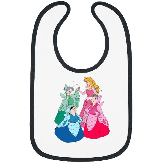 Sleeping Beauty Disney Bibs,Aurora Princess Bibs, Disney Group Bibs