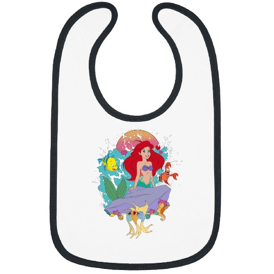 Disney The Little Mermaid Vintage Bibs