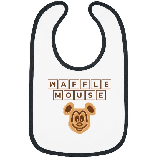 Discover Waffle Mouse Bibs,Disney Epcot Bibs,Mickey Mouse Head,Disney World Bibs