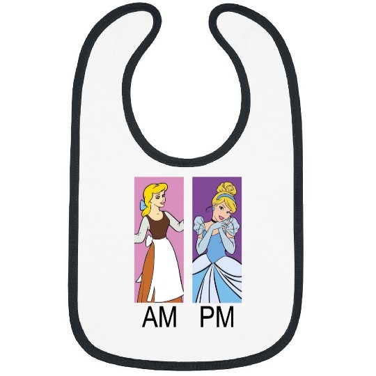 Cinde Princess Bibs, AM Cinde and PM Cinde Disney Princess Bibs