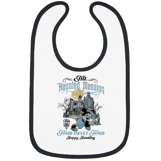 The Haunted Mansion Retro Bibs, Vintage Disney Ride Bibs