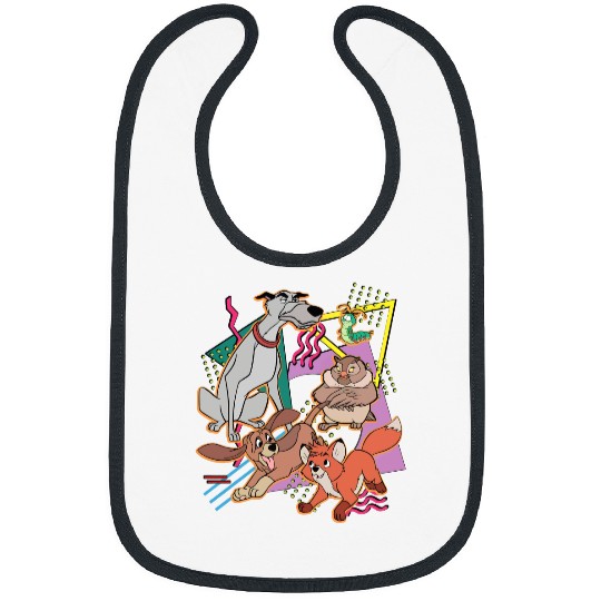 Disney The Fox and The Hound Bibs, Disney Trip Bibs
