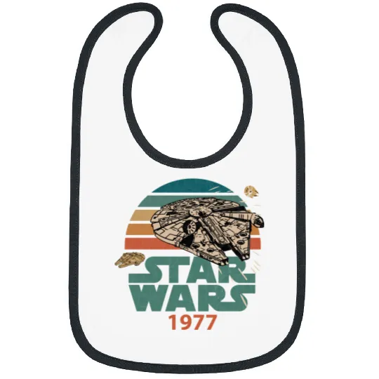 Star Wars 1977 Millennium Falcon Star Death Star  Bibs Disneyland Summer Trip 2023 Bibs