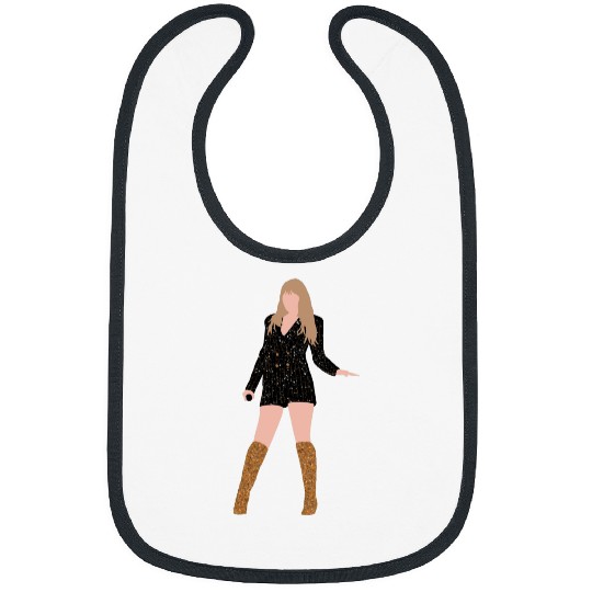 TaylorSwift Eras Tour the Man Black Outfit art Active Bibs