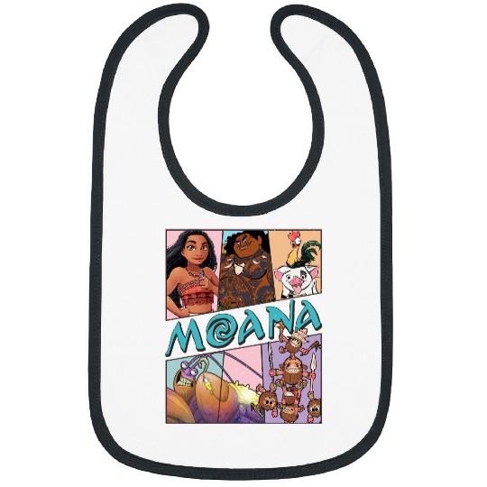 Moana Bibs, Disney Princess Bibs, Moana Characters Bibs, Matching Princess Bibs, Magic Kingdom Bibs
