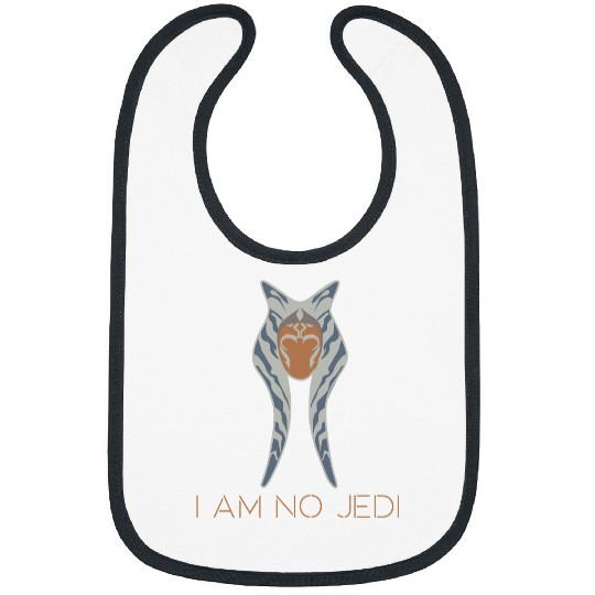I Am No Jedi Bibs, Star Wars Bibs, Ahsoka Tano Bibs, Disney Star Wars Bibs