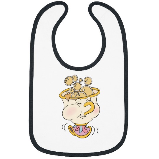Chip Bibs, Beauty and The Beast Bibs, Disneyland Bibs, Disney Bibs, Disneyland Bibs