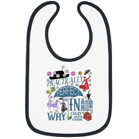 Disney Mary Poppins Bibs, Practically Perfect in Every Way Bibs