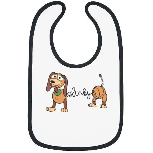 Slinky Dog Bibs, Toy Story Character Bibs, Disney Slinky Dog