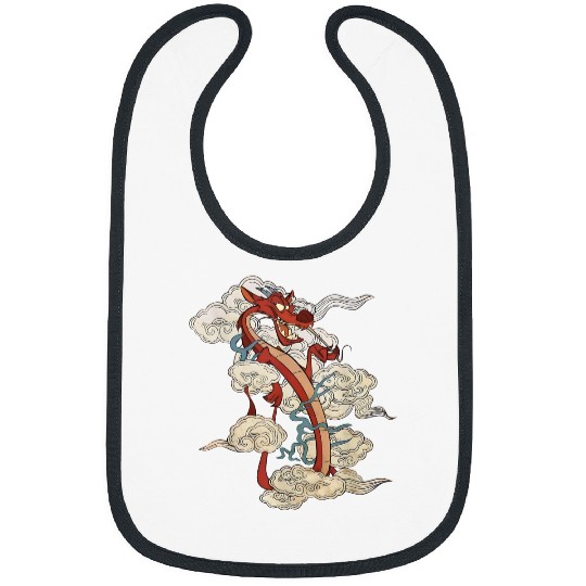 Disney Mushu Dragon Bibs