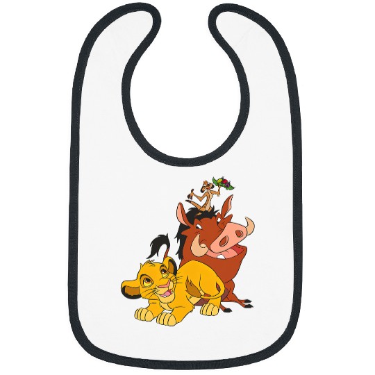 Disney The Lion King Young Simba Timon And Pumbaa Bibs, Magic Kingdom Trip  Bibs Family Birthday Gift