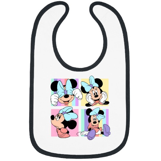 Vintage Minnie Mouse Bibs, Disney Bibs, Disneyland Bibs, Vintage Disney Bibs