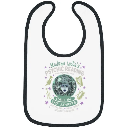 Disney Halloween Madame Leota Haunted Mansion Bibs, Disneyland WDW Matching Family Bibs