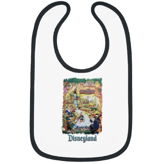 Retro Disneyland Splash Mountain | Disney Characters Splash Mountain Bibs