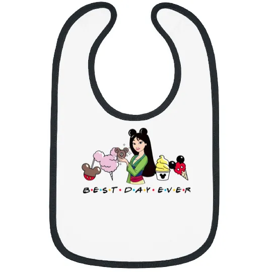 Disney Mulan Princess, Princess Mulan Bibs