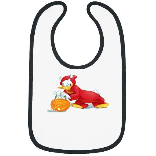 Discover Womens Disney Halloween Donald Duck Devil Bibs