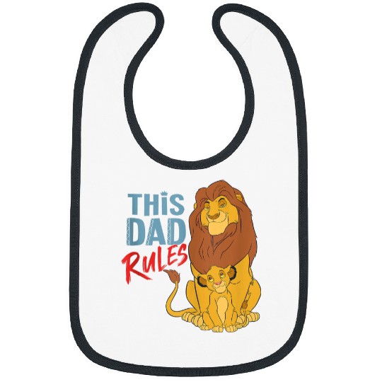 Disney The Lion King Simba and Mufasa This Dad R Bibs