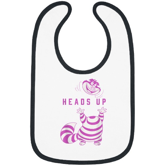 Discover Disney Alice in Wonderland Cheshire Cat Heads Up Bibs