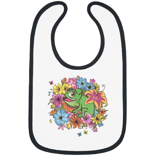 Discover Disney Tangled Floral Pascal Bibs