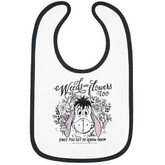 Disney Winnie The Pooh Eeyore Weeds Are Flowers Bibs