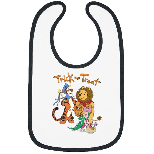 Disney Winnie The Pooh Halloween Group Shot Tric Bibs