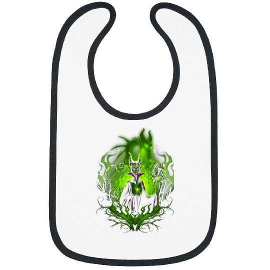 Disney Sleeping Beauty Dark Detailed Maleficent Bibs