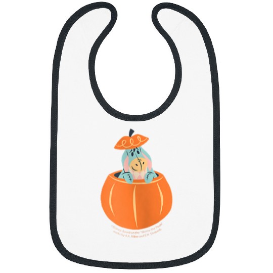 Disney Winnie the Pooh Eeyore in Pumpkin Hallowe Bibs