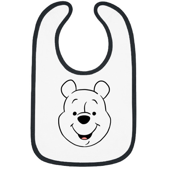 Disney Winnie The Pooh Pooh Bear Large Face Bibs