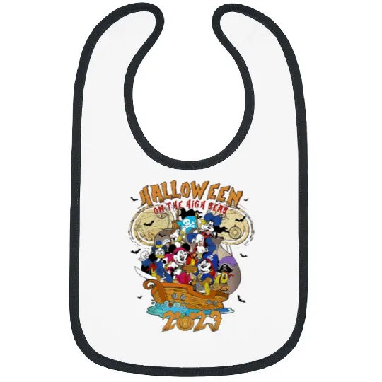 Discover Disney Halloween Vintage Bibs, Disney Halloween On