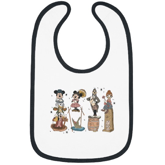 Haunted Mansion  Bibs, Mickey and Friends Bibs, Retro Disney Halloween Bibs