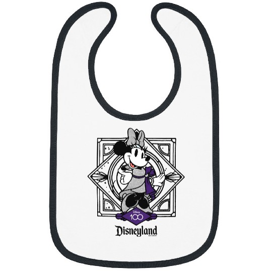 Discover Cute Minnie Mouse Disney100 Bibs / Disney 100 Years Of Wonder Bibs / Walt Disney Company Bibs