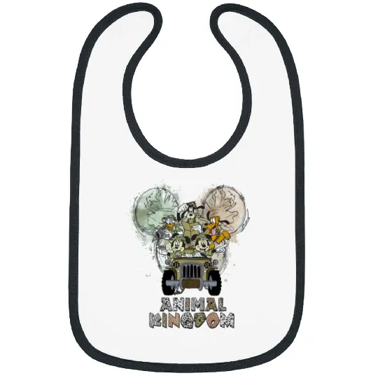 Animal Kingdom Safari Bibs, Disney Safari Bibs