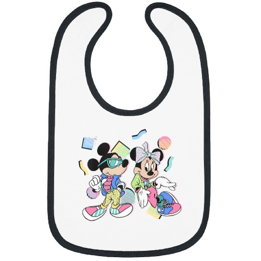 Retro Disney Bibs, Mickey Checkered Bibs, Disney Family Bibs, Minnie Mouse Tees
