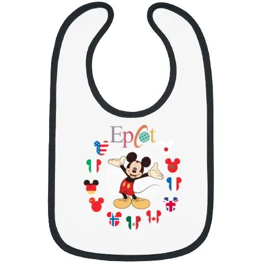 Disney Epcot World Traveler Bibs, Disney Epcot World Traveler Disney Trip Matching Bibs