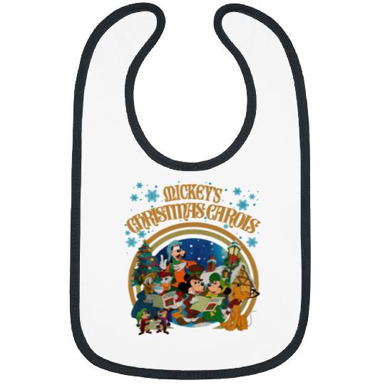Mickey's Christmas Carol Bibs, Disney Xmas Movie Bibs