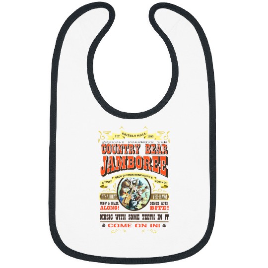 Country Bear Jamboree Bibs, Country Bear Bibs, Frontierland Bibs, Epcot Bibs, Vintage Disney Bibs, Disney World Bibs, Disneyland Bibs